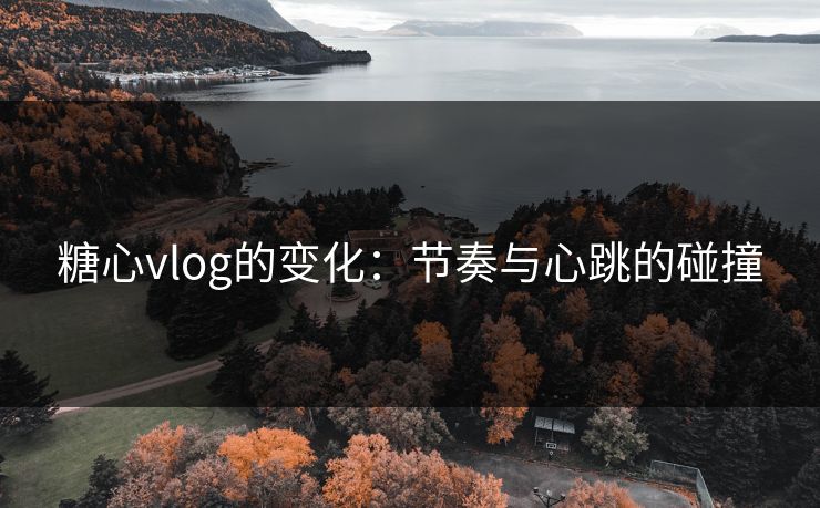 糖心vlog的变化:节奏与心跳的碰撞 糖心vlog的变化:节奏与心跳的碰撞