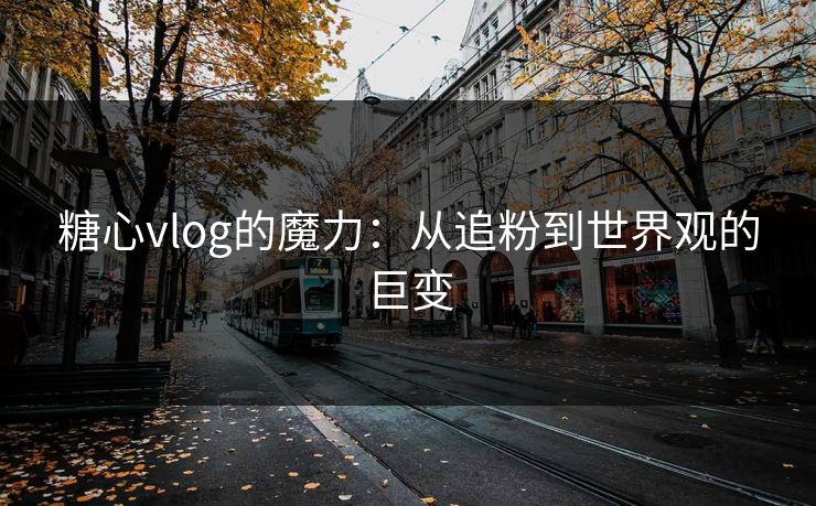 糖心vlog的魔力:从追粉到世界观的巨变 糖心vlog的魔力:从追粉到世界观的巨变